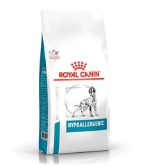 Royal Canin alerģiskiem suņiem Dog hypoallergenic, 14 kg cena un informācija | Sausā barība suņiem | 220.lv