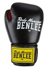 Dabīgās ādas boksa cimdi Benlee Fighter, melni / sarkani cena un informācija | Bokss un austrumu cīņas | 220.lv
