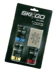 Slēpju smērvielu komplekts Skigo Tourpack cena un informācija | Distanču slēpju kopšanas līdzekļi | 220.lv