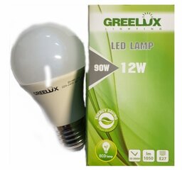 LED spuldze A60 12W E27 4000K 220-240V Greelux cena un informācija | Spuldzes | 220.lv