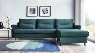 Mīksts stūra dīvāns BoboChic Scandi, tumši zili cena un informācija | Stūra dīvāni | 220.lv