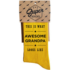 Zeķes "Awesome Grandpa" cena un informācija | Oriģinālas zeķes | 220.lv