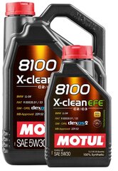 Eļļa Motul 8100 X-Clean Efe C2/C3 Synthetic, 5W30, 5L cena un informācija | Motoreļļas | 220.lv