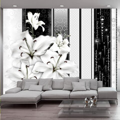 Foto tapete - Crying lilies in white cena un informācija | Fototapetes | 220.lv