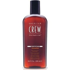 Stiprinošs matu šampūns American Crew Fortifying vīriešiem 250 ml cena un informācija | Šampūni | 220.lv