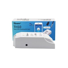 Sonoff TH10 viedais slēdzis ar temperatūras un mitruma kontroli cena un informācija | Drošības sistēmas, kontrolieri | 220.lv