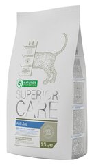 Nature's Protection Superior Care Anti Age Cat pieaugušiem kaķiem 1.5kg cena un informācija | Sausā barība kaķiem | 220.lv