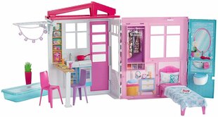 Lelle Barbie saliekamā māja cena un informācija | Rotaļlietas meitenēm | 220.lv