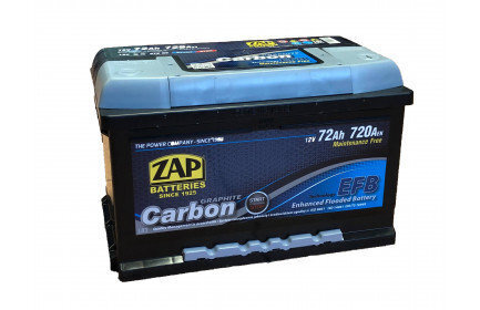 ZAP Carbon EFB 75Ah 720A akumulators