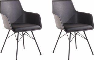 Комплект из 2-х стульев Joey, черный цена и информация | Стулья для кухни и столовой | 220.lv