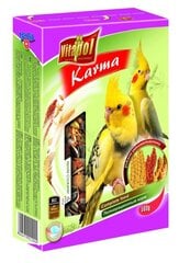Vitapol Pilnvērtīga barība papagaiļu nimfām 500g cena un informācija | Putnu barība | 220.lv