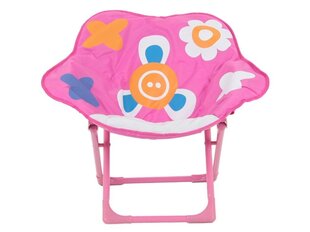 Bērnu saliekams krēsls Patio Ziedi, rozā cena un informācija | Dārza mēbeles bērniem | 220.lv