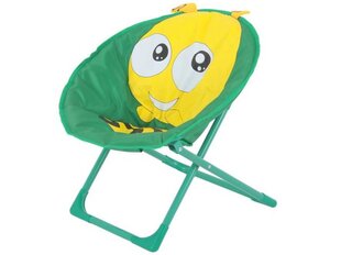 Bērnu saliekams krēsls Patio Bitīte, zaļš/dzeltens cena un informācija | Dārza mēbeles bērniem | 220.lv