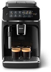 Philips EP3221/40 espresso kafijas pagatavotājs, melns cena un informācija | Philips EP3221/40 espresso kafijas pagatavotājs, melns | 220.lv