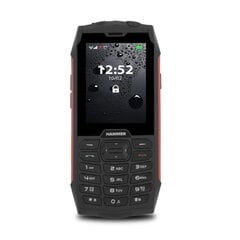 MyPhone Hammer4, Dual Sim, Melns/Sarkans cena un informācija | Mobilie telefoni | 220.lv