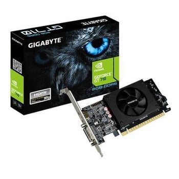 Gigabyte GeForce GT 710 2GB cena un informācija | Videokartes (GPU) | 220.lv