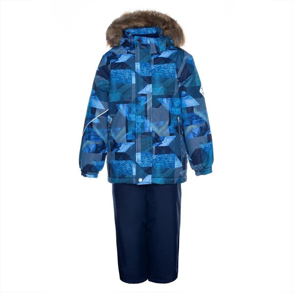 Huppa ziemas komplekts Dante 1: bikses un jaka zēniem, tumši zila, 92586 cena un informācija | Ziemas apģērbs bērniem | 220.lv
