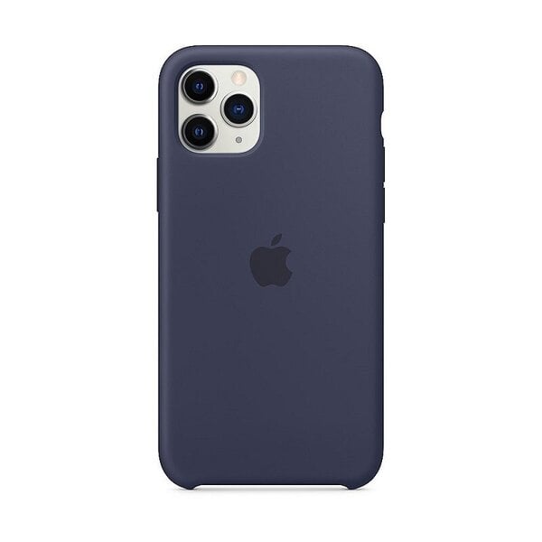 Apple iPhone 11 Pro Silikona aizmugurējais apvalks Midnight Blue cena un informācija | Telefonu vāciņi, maciņi | 220.lv