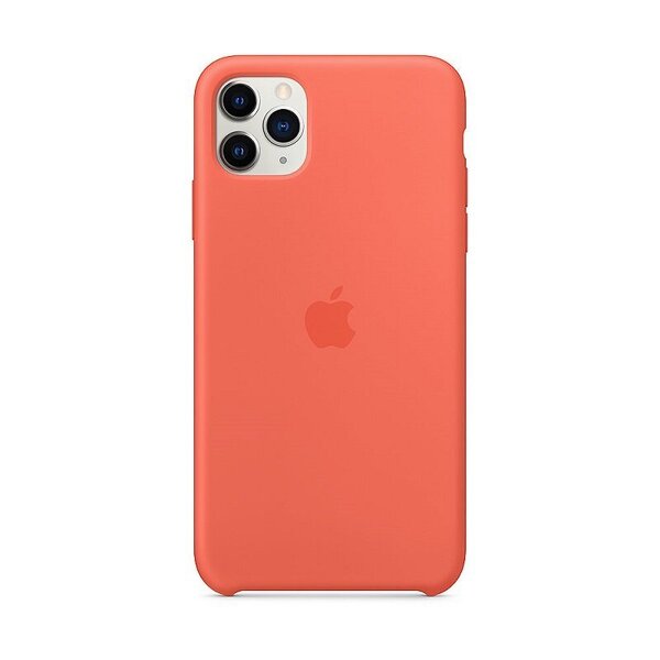 Apple iPhone 11 Pro Max Silikona aizmugurējais apvalks Clementine (Orange) cena un informācija | Telefonu vāciņi, maciņi | 220.lv