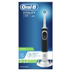 Braun Oral-B Vitality 150 Cross Action + 1 CrossAction uzgalis cena un informācija | Elektriskās zobu birstes | 220.lv