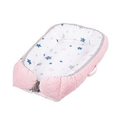 Klupš bērnu ligzdiņa Velvet V101, rozā cena un informācija | Spilveni, guļammaisi, konverti jaundzimušajiem | 220.lv