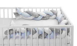 Bērnu gultiņas aizsardzība 210cm, zila, Sensillo , 2222 cena un informācija | Bērnu drošības preces | 220.lv