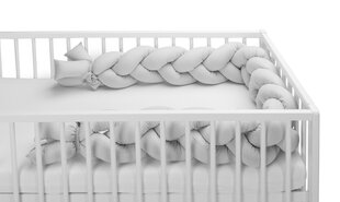 Bērnu gultiņas aizsardzība 210cm, pelēka, Sensillo , 2220 cena un informācija | Bērnu drošības preces | 220.lv