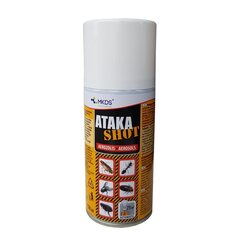 ATAKA SHOT Aerosola insekticīds, 150 ml cena un informācija | Aizsardzībai pret kukaiņiem | 220.lv