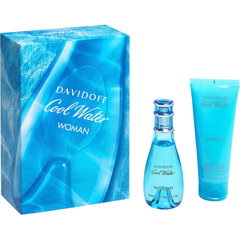 Komplekts Davidoff Cool Water: EDT 30 ml + ķermeņa losjons 75 ml cena un informācija | Sieviešu smaržas | 220.lv