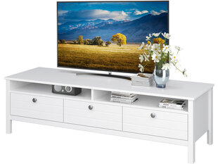 TV galdiņš Notio Living Norup, balts cena un informācija | TV galdiņi | 220.lv
