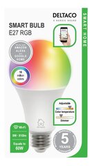 Deltaco Smart Home LED E27 RGB spuldze cena un informācija | Spuldzes | 220.lv