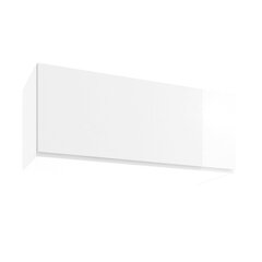 Sienas skapītis Lupus Luna Vegas Mini 1D 90 cm, balts cena un informācija | Virtuves skapīši | 220.lv