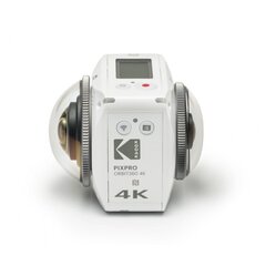 Kodak VR360 4K Ultimate Pack White cena un informācija | Videokameras | 220.lv