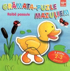 Raibā pasaule Grāmata - puzle mazuļiem cena un informācija | Grāmatas mazuļiem | 220.lv