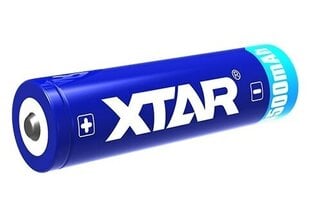XTAR 18650 akumulators 3.7V XTAR litija 3500 mAh iepakojumā 1 gb. cena un informācija | Baterijas | 220.lv
