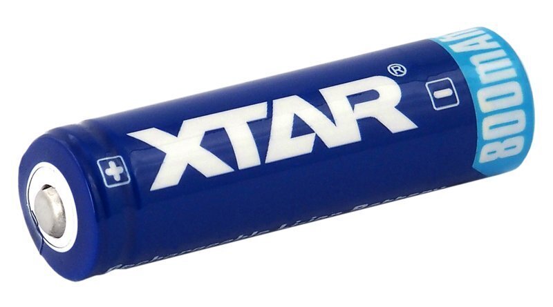 XTAR 14500 akumulatori 3.7V XTAR litija 800 mAh iepakojumā 1 gb. cena un informācija | Baterijas | 220.lv