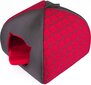 Guļvieta-būda Hobbydog Igloo R1, 38x38x30 cm, sarkana internetā