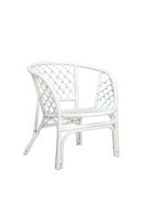 Pīts krēsls NORE Bahama, balts/pelēks cena un informācija | Dārza krēsli | 220.lv