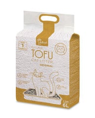 Velvet Paw Tofu kaķu pakaiši, oriģinālie, 2 mm granulas, 6 l cena un informācija | Smiltis un pakaiši | 220.lv