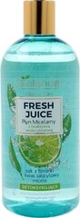 Attīrošs micelārais ūdens Bielenda Fresh Juice Limonka 500 ml cena un informācija | Sejas ādas kopšana | 220.lv