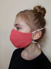 Bērnu sejas maska, rozā (5 gab.) cena un informācija | Pirmā palīdzība | 220.lv
