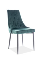 Комплект из 4 стульев Signal Meble Trix B Velvet, зеленый цена и информация | Стулья для кухни и столовой | 220.lv
