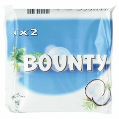 Šokolādes batoniņu komplekts BOUNTY Bonus Pack, 4 x 57 g cena un informācija | Saldumi | 220.lv