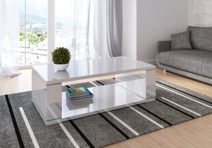 Журнальный столик ADRK Furniture Liliana, белый глянцевый цена и информация | Журнальные столики | 220.lv