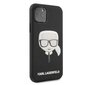 Karl Lagerfeld KLHCN58GLBK iPhone 11 Pro black Iconik Embossed Glitter (Black) lētāk