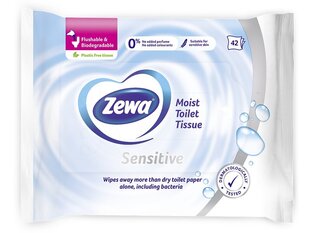 Mitrs tualetes papīrs Zewa Pure 42 cena un informācija | Tualetes papīrs, papīra dvieļi | 220.lv