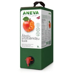 Ābolu smiltsērkšķu sula dabīga, 3 L, Aneva J cena un informācija | Sulas, nektāri un sulu dzērieni | 220.lv