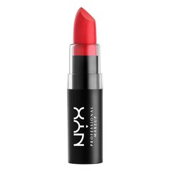 NYX Matēta lūpu krāsa - Matte Lipstick MLS, 08 - Pure Red cena un informācija | Lūpu krāsas, balzāmi, spīdumi, vazelīns | 220.lv