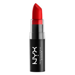 NYX Matēta lūpu krāsa - Matte Lipstick MLS, 10 - Perfect Red cena un informācija | Lūpu krāsas, balzāmi, spīdumi, vazelīns | 220.lv