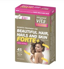 MaxiVita Exclusive matiem, nagiem un ādai 45 kapsulas cena un informācija | Vitamīni, preparāti, uztura bagātinātāji skaistumam | 220.lv